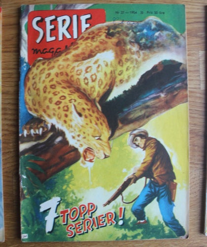 SERIEMAGASINET 1954 NR 27 med Flygbild