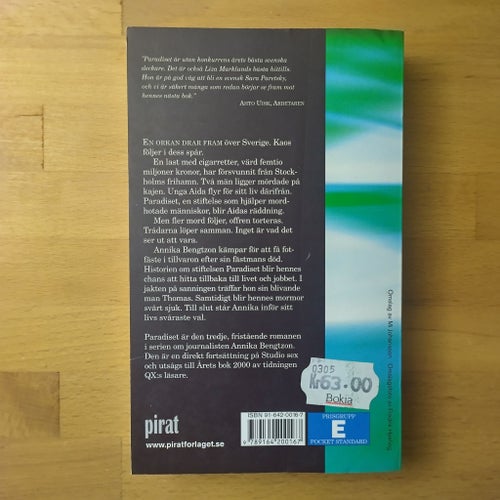 Paradiset av Liza Marklund (Pocket, Bok, Närmast Nyskick)