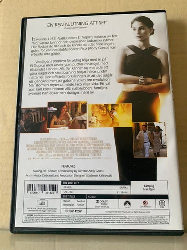 The lost city, Dvd