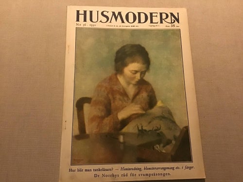 HUSMODERN NR 36 1930 JAPANSK PRINSESSA,CHARLES LINDBERGH POJK,TORP I SJÖANÄS