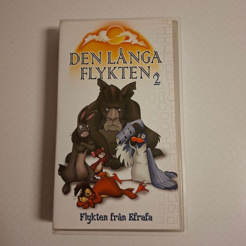 Den långa flykten 2 - Flykten från Efrafa (inplastad) VHS 2000 tecknad film