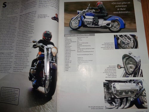 Mc Folket nr3 2002 Jill Johnson, Honda NXR 1800 Valkyrie Rune, Kawasaki VN 2000