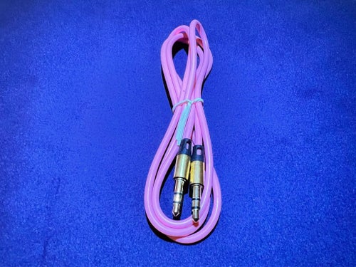 AUX kabel 100cm (Rosa)