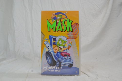 The Mask Par I Trubbel Mask Sitter Barnvakt VHS