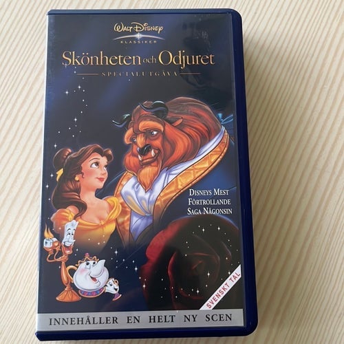 Skönheten och Odjuret - Specialutgåva VHS retro