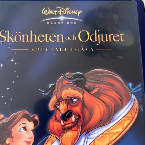 Skönheten och Odjuret - Specialutgåva VHS retro