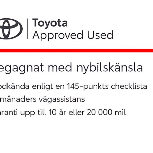 Toyota Yaris Hybrid 115 Active Komfortpaket P-sensorer Vinterhjul
