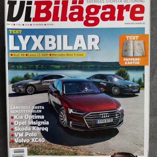 Vi Bilägare nr 10 2018: Lexus LS 500h, Audi A8 50 TDI, Mercedes S 400 d 4M Lång