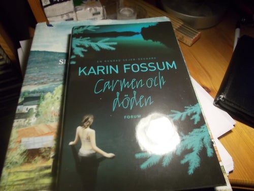 EN INBUNDEN BOK KARIN FOSSUM CARMEN OCH DÖDEN FORUM