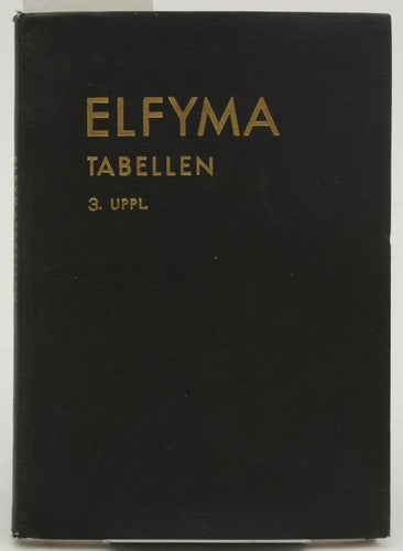 Elfyma Tabellen 3.uppl / Ingelstam och Sjöberg