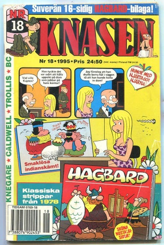 Knasen 1995 nr 18 Hagbard, Knegare, Caldwell, Trollis, BC