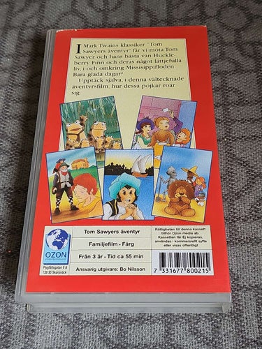 Tom Sawyers Äventyr (Sv Tal) VHS