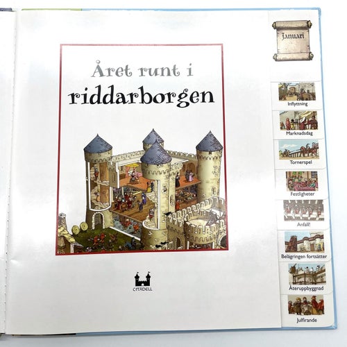 Året runt i riddarborgen av Rachel Coombs (riddare, medeltiden, borgar)