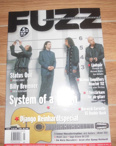 Fuzz nr5 2005 System of a Down - Daron Malakian, Status Quo