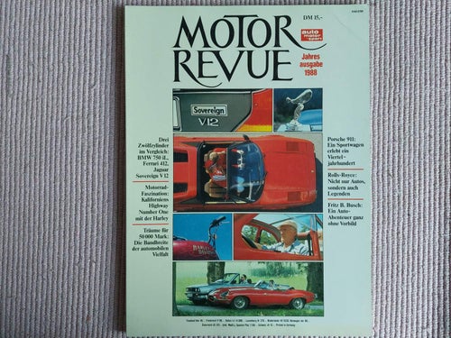 Motor Revue 1988 Jahresausgabe deutsch