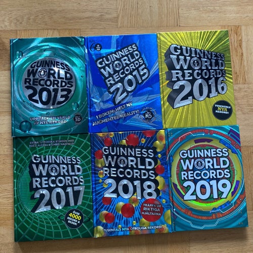Guinness World Records 2013 - 2019 (ej 2014)