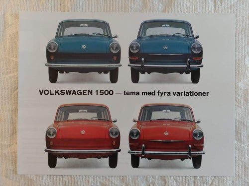 Volkswagen 1500 Nytryck Klassiker