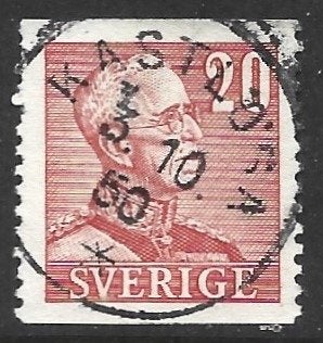 F276 A stämplad Kastlösa 1950