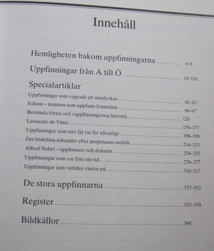 Uppfinningarnas Historia av Reader's Digest, 1985