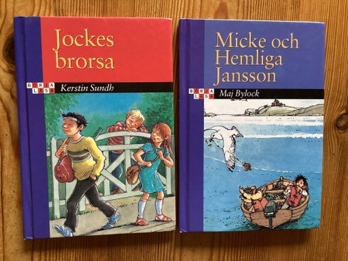 Bokpaket: Jockes brorsa av Kerstin Sundh och Micke och Hemliga Jansson av Maj