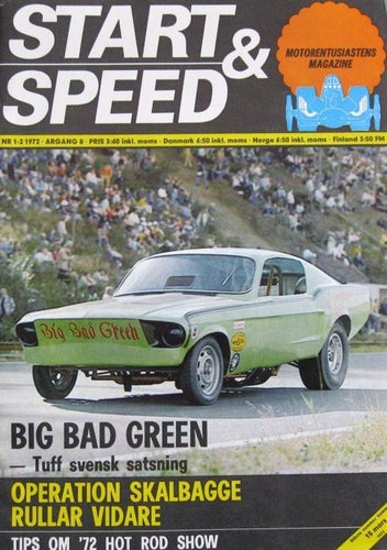 Start & Speed 1972-1-2 Studebaker.Lancer.Mustang.Dragracing