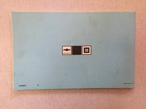 1973 Chevrolet Owner's Manual