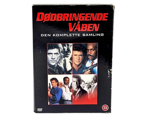 Dödsbringende Våben, Den Komplette Samling, 4 DVD Oanvänd