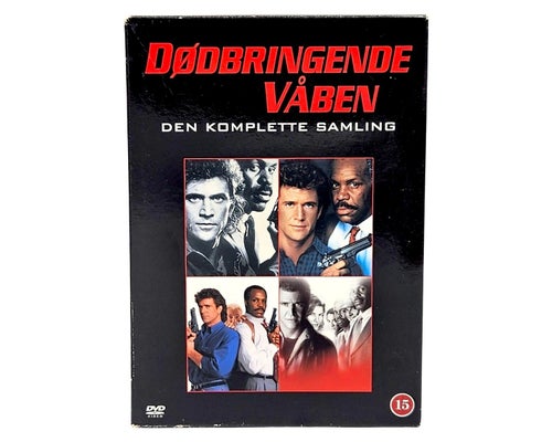 Dödsbringende Våben, Den Komplette Samling, 4 DVD Oanvänd