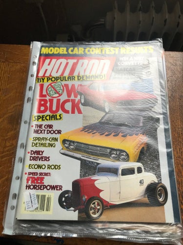 Hot Rod Magazine - Modellbilstävling Resultat - 1987 februari
