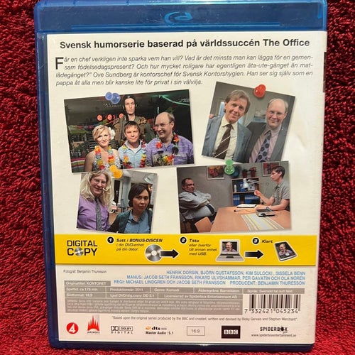 Blu-ray / Kontoret / Henrik Dorsin / Björn Gustafsson / Mycket Gott Skick
