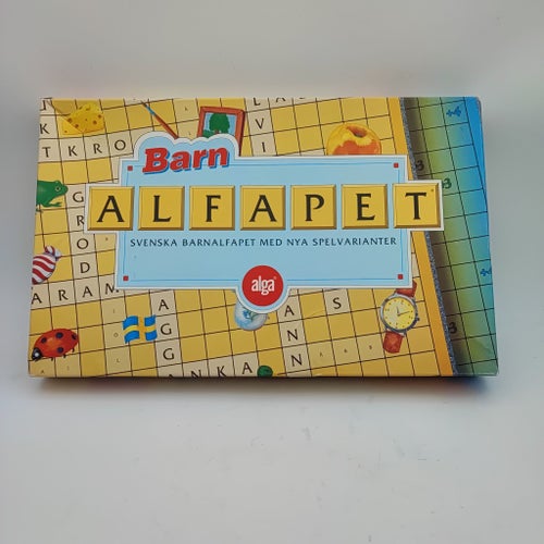 Barn Alfapet Sällskapsspel från Alga Komplett