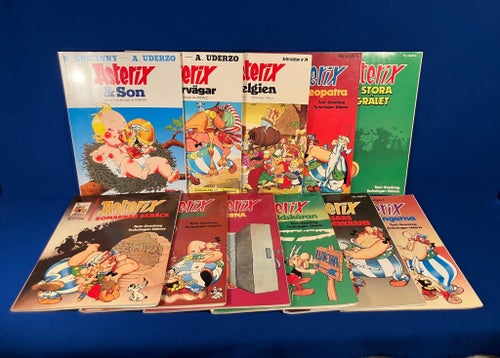 Asterix 11 st album tidningar