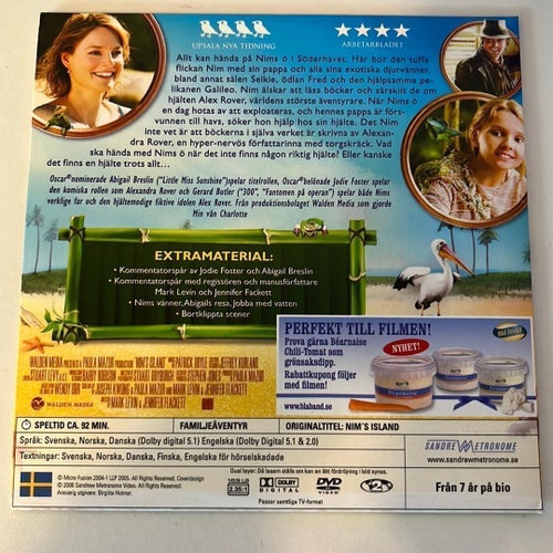 Nim och den hemliga ön DVD
