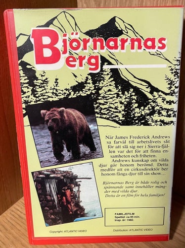 Björnarnas berg VHS