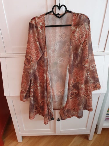 Ze-Ze brun kimono, storlek L