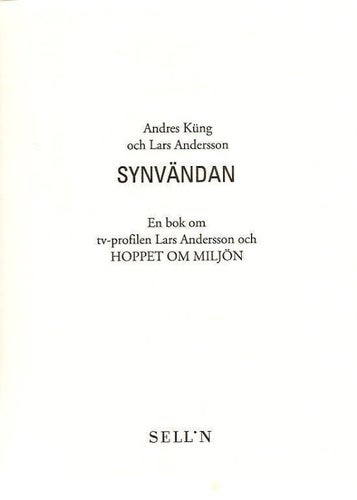 Andres Küng-Lars Andersson: Synvändan. En bok om TV-profilen