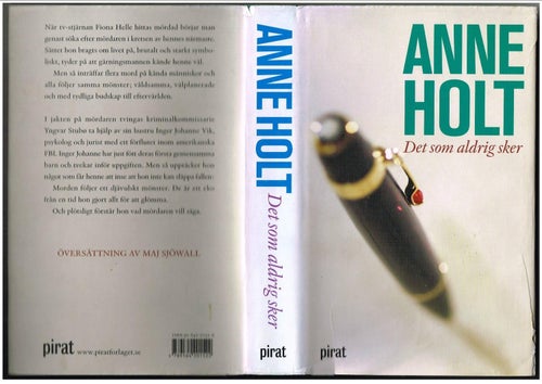 DET SOM ALDRIG SKER - Anne Holt (2005)
