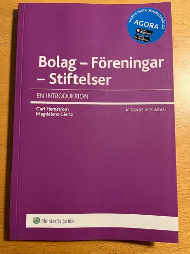 Bolag - Föreningar - Stiftelser av Carl Hemström och Magdalena Giertz, Åttonde