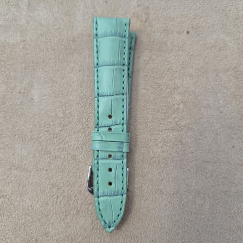 20mm tysktillverkad Rios1931 läder klockarmband