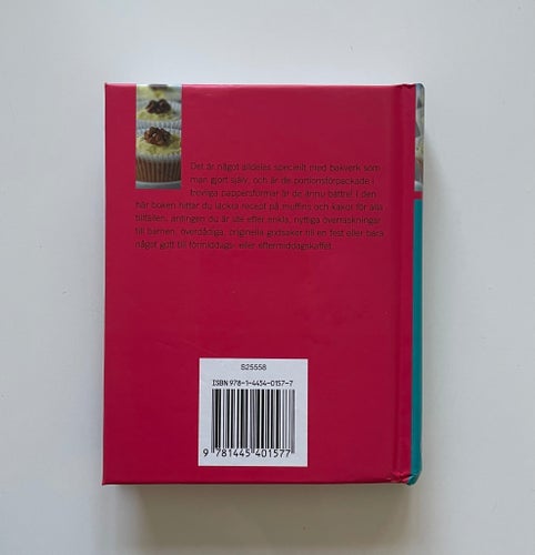 Ny oanvänd inbunden bok Njut av muffins och kakor, Parragon