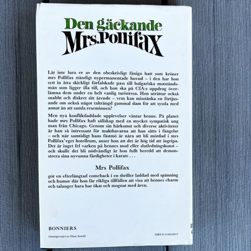 Den gäckande Mrs. Pollifax av Dorothy Gilman, 1971