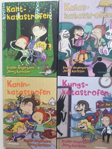 Katastrofböckerna av Ingelin Angerborn och Jenny Karlsson, 2010-2013