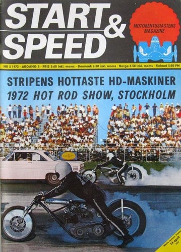Start & Speed 1972-3 Hot-Rod Show 1972..Dragbike..Dragracing