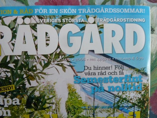 TRÄDGÅRD, NR 10, 2008,