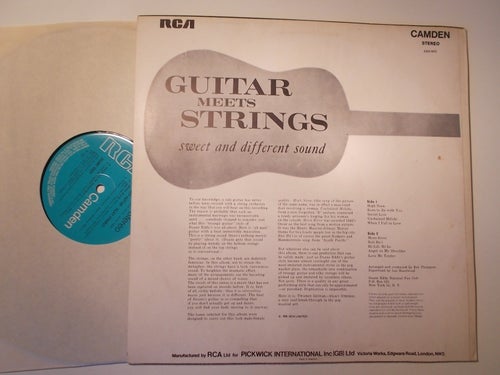DUANE EDDY - Twangy Guitar Silky Strings, LP RCA Camden UK 1970 Country Rock