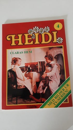 HEIDI NR 4 CLARAS HEM NOSTALGI TV SERIE TRYCKT 1979