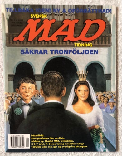 Svenska Mad 1997 Nr 1 Förstanummer i toppskick!