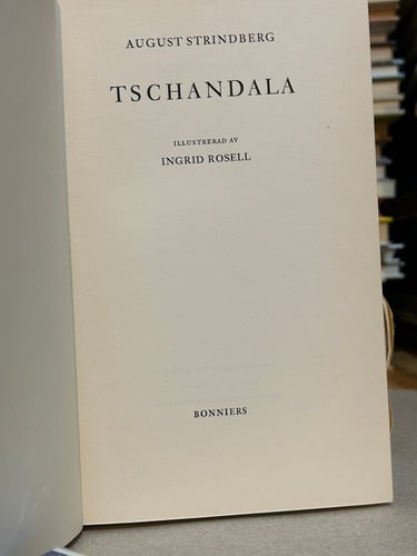Tschandala av August Strindberg. bok, Very Good plus