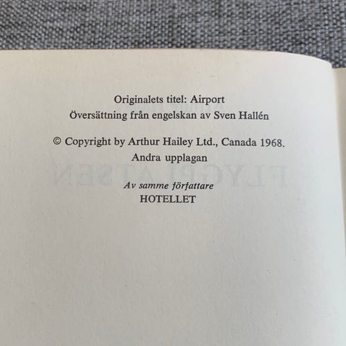 Flygplatsen av Arthur Hailey