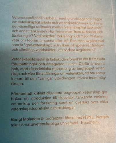 Vetenskapsfilosofi